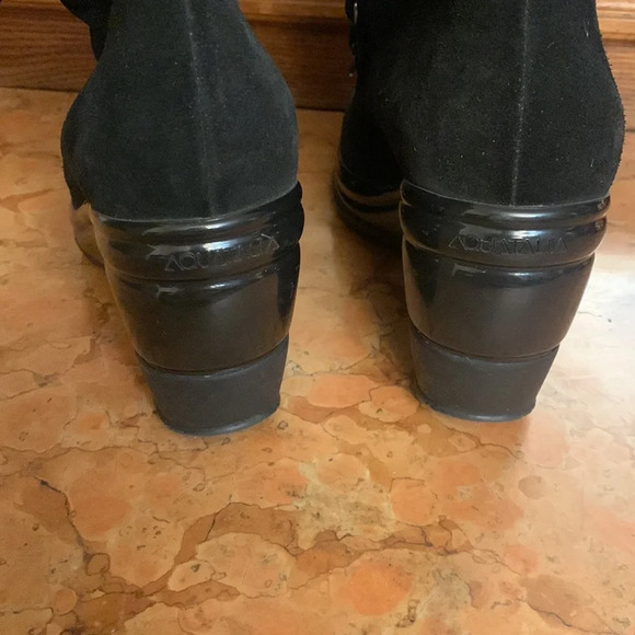 Aquatalia Brass Weatherproof Fur Lined Boots 8 - Picture 5 of 8